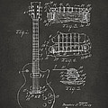 1955 McCarty Gibson Les Paul Guitar Patent Artwork - Gray